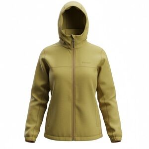 Marmot Zip Front Hoodie Mustard Yellow Men’s Size Large